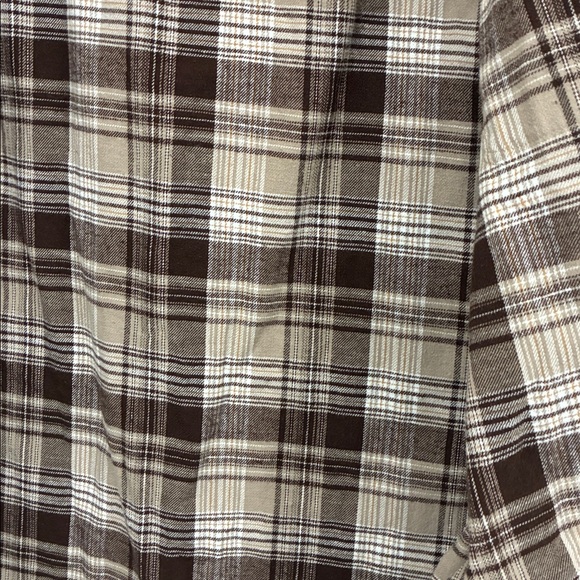 Wrangler DAD 100% Cotton Vintage Khaki Shirt Jacket with Plaid Lining 3X Shirt - Picture 6 of 11